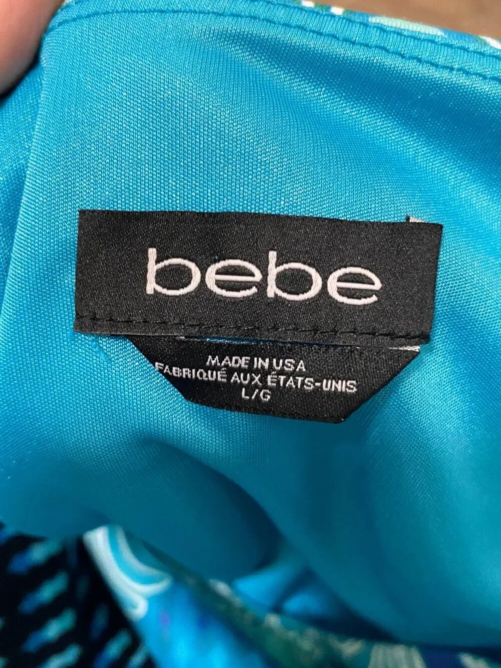 Vintage Bebe Bodycon Mini Dress / Y2K / Made in USA - Picture 3 of 10